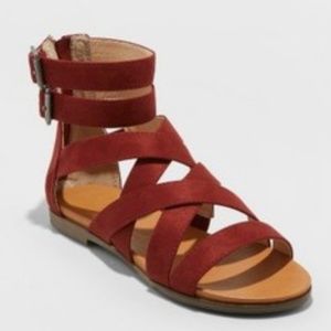 Women's Rosalee  Microsuede Gladiator sandals